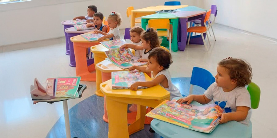 crianças na educação infantil 